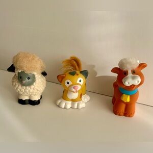 Fisher-Price Little People Touch & Feel Animal Lot Cow Sheep Cat